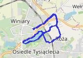 Trasa z dnia 2014-04-01 08:33 - mapa trasy gps - nordic walking