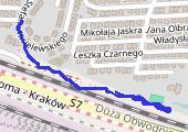 Trasa z dnia 2014-03-28 15:54 - mapa trasy gps - spacer