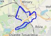 Trasa z dnia 2014-04-02 10:10 - mapa trasy gps - nordic walking