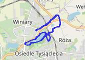 Trasa z dnia 2014-04-03 09:57 - mapa trasy gps - nordic walking