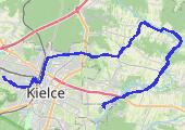 Cedzyna -> Ciekoty -> Masłów -> Ślichowice - mapa trasy gps - rower miejski