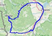 pętla beskidzka - mapa trasy gps - rower szosowy