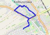 Trasa z dnia 2014-04-04 19:16 - mapa trasy gps - bieganie