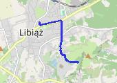 Trasa z dnia 2014-04-05 13:21 - mapa trasy gps - rower górski