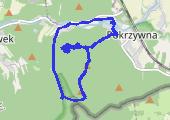 Pokrzywna - Szyndzielowa Kopa - Zamkowa Góra - Cicha Dolina - Pokrzywna - mapa trasy gps - marsz