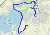 Trasa z dnia 2012-08-05 16:43 - mapa trasy gps - rower górski