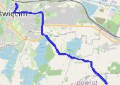 Trasa z dnia 2014-04-06 17:09 - mapa trasy gps - samochód