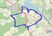 Rzeczyce - pętla - mapa trasy gps - rower górski