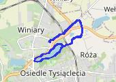 Trasa z dnia 2014-04-07 17:39 - mapa trasy gps - nordic walking