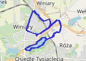 Trasa z dnia 2014-04-08 18:16 - mapa trasy gps - nordic walking