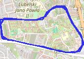 Trasa z dnia 2014-04-08 20:56 - mapa trasy gps - bieganie