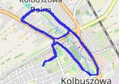 Trasa z dnia 2014-04-09 20:56 - mapa trasy gps - bieganie