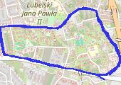 Trasa z dnia 2014-04-09 21:26 - mapa trasy gps - bieganie