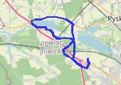 Rzeczyce - mapa trasy gps - rower górski