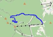 jaworzyna krynica - mapa trasy gps - wędrówka