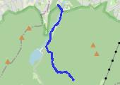 ciag dalszy - mapa trasy gps - wędrówka