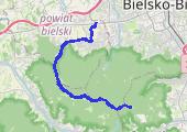 błatnia klimczok - mapa trasy gps - wędrówka