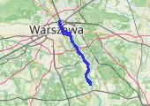 Wyspy Świderskie i dalej - mapa trasy gps - rower trekkingowy