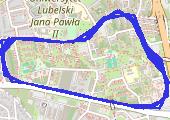 Trasa z dnia 2014-04-10 11:10 - mapa trasy gps - bieganie
