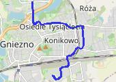 Trasa z dnia 2014-04-10 15:10 - mapa trasy gps - rower górski