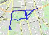 Trasa z dnia 2012-08-06 21:30 - mapa trasy gps - rower górski