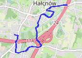 Trasa z dnia 2014-04-11 19:54 - mapa trasy gps - marsz