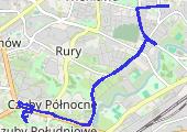 Trasa z dnia 2014-04-12 11:40 - mapa trasy gps - rower trekkingowy