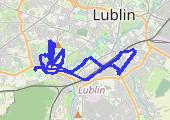 Trasa z dnia 2014-04-14 10:44 - mapa trasy gps - rower trekkingowy
