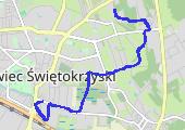 Trasa z dnia 2014-04-15 18:28 - mapa trasy gps - bieganie