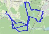 Gostyń - tylko teren - mapa trasy gps - rower górski