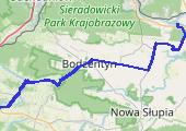 Słońce Regionu 1 dzień - mapa trasy gps - rower trekkingowy