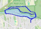 Trasa z dnia 2014-04-16 17:52 - mapa trasy gps - bieganie