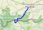 Wieszczyna - Wzgórze św. Rocha - Wieszczyna - Długota - Dębowiec - Zajęcza Kępa - Prudnik - mapa trasy gps - marsz