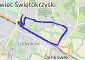 Trasa z dnia 2014-04-17 18:00 - mapa trasy gps - bieganie