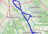 Wypad z Murkiem do habdzina 2014-04-18 15:21 - mapa trasy gps - motocykl