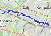 Trasa z dnia 2014-04-19 12:29 - mapa trasy gps - rower górski