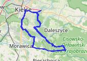 Trasa z dnia 2014-04-19 16:57 - mapa trasy gps - rower trekkingowy