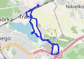 Trasa z dnia 2014-04-19 19:29 - mapa trasy gps - rower górski