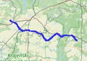 Do Człuchowa i z powrotem 127 km - mapa trasy gps - rower górski