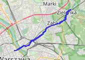 Test nawigacji :) - mapa trasy gps - rower górski