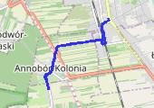 Trasa z dnia 2014-04-21 08:58 - mapa trasy gps - bieganie