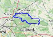 Wycieczka - mapa trasy gps - rower górski