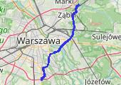 Rowerem do pracy... - mapa trasy gps - rower górski