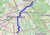 Rowerem do pracy... - mapa trasy gps - rower górski