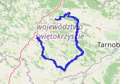 Słońce Regionu 6 dni - mapa trasy gps - rower trekkingowy