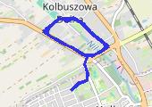 Trasa z dnia 2014-04-24 19:27 - mapa trasy gps - bieganie