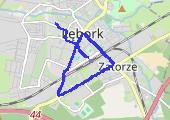 Trasa z dnia 2014-04-24 04:35 - mapa trasy gps - marsz