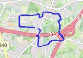 Trasa z dnia 2014-04-24 22:00 - mapa trasy gps - marsz