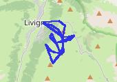 Trasa z dnia 2014-04-22 13:19 - mapa trasy gps - narty
