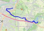 Trasa z dnia 2014-04-27 16:49 - mapa trasy gps - rower górski